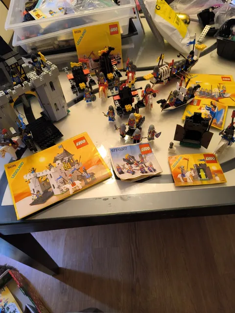 vintage lego castle set lot