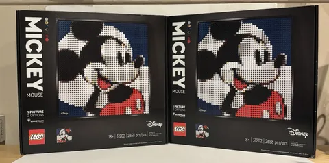 LEGO Art: Disney's Mickey Mouse (31202) - LOT of 2 - New & Sealed