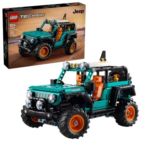 Best Seller LEGO Technic Jeep Wrangler Rubicon SUV 42227 Model Car Building Toy