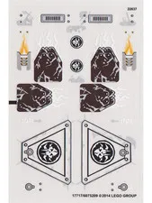 LEGO STICKER SHEET ONLY 70145 MAULA'S ICE MAMMOTH STOMPER from set New & Genuine