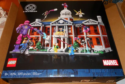 LEGO 76294 X-Men: The X-Mansion -- NEW BOX ONLY (no set!!!) -- Marvel '97 boxes