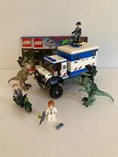LEGO 75917 Jurassic World: Raptor Rampage COMPLETE w/ Figs/Dinos/Manuals-NO BOX.