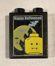 LEGO LEGOLAND Promo Duplo Happy Halloween Vampire Fangs Bat Haunted House RARE