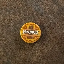 LEGO 2x2 Round Tile Ninjago 10 Years Anniversary printed pearl gold 2021 6321313