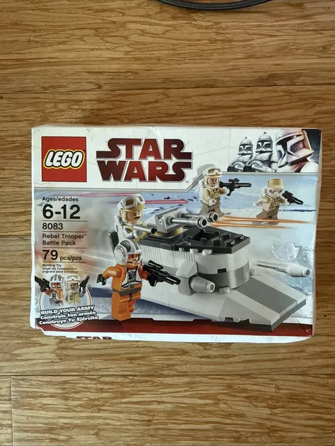LEGO Star Wars Rebel Trooper Battle Pack 8083 Retired Sealed. Damaged Box