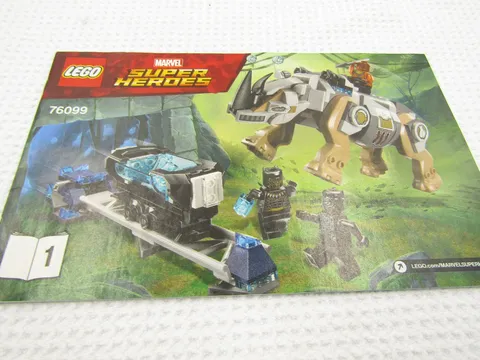 LEGO Marvel Super Heroes 76099 Instruction Manual No Bricks