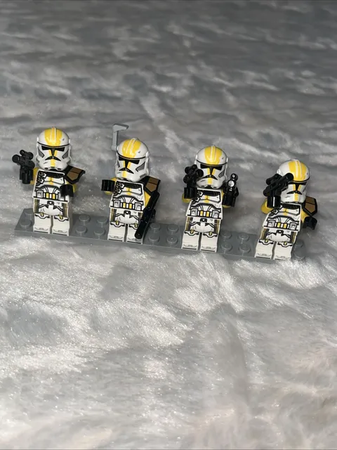 Clone Trooper sw1422 327th Star Corps Star Wars Lego Minifigure Lot Of 4 -