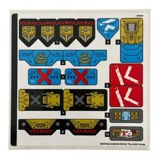 NEW LEGO | Sticker Sheet for Set 71775 Nya's Samurai X Mech