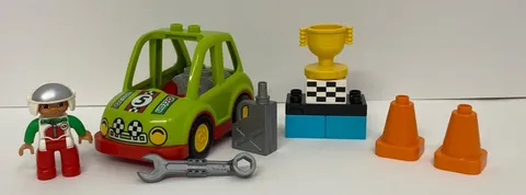 LEGO Duplo 10589 Rally Car 100% Complete - Race Car & Driver