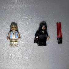 LEGO LEGO Star Wars Beach Luke & Darth Rey Minifigures Lot (PERFECT CONDITION!)