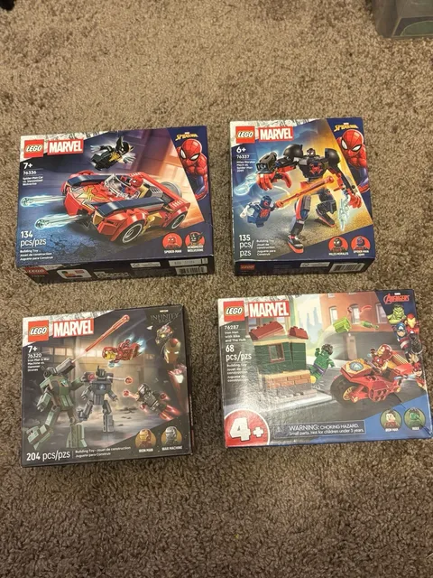 LEGO Marvel Super Heroes Sets 76336, 76337, 76320, 76287 4 Sets for 50$ ‼️🆒