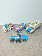 Lot Of 4 LEGO Friends Cars Tractor Van Bus Vehicle