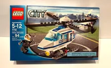New Sealed Unopened Rare LEGO CITY Police Helicopter Set 7741 - 94 Pieces
