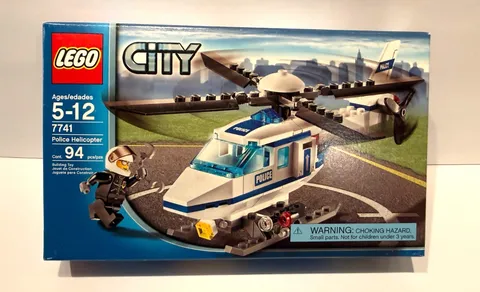 New Sealed Unopened Rare LEGO CITY Police Helicopter Set 7741 - 94 Pieces