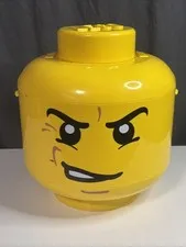 2010 Lego Sort & Store Mad Face Lego Storage Head - Fast Shipping