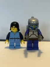 LEGO Star Wars (7153) Jango Fett SW0053 - Balaclava Head Excellent w/ Young Boba