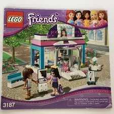 Lego Friends Instruction Manual Beauty Shop Booklet 3187