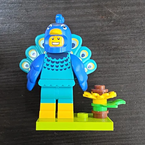 LEGO Minifigures Series 22 Birdwatcher Peacock Costume Minifigure w/ Stand 71032
