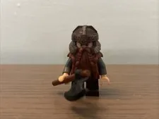 LEGO Gimli Minifigure lor013 Lord of the Rings Set 79006 Council Elrond + Axe