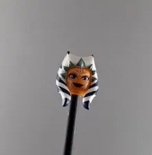 LEGO Minifigure- Ahsoka Tano (sw0452) Star Wars Head Piece & Head 75046 75013