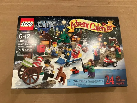 LEGO CITY: City Advent Calendar (60063)- Brand New In Factory Sealed Box