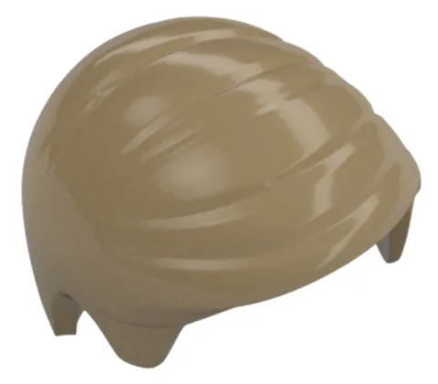 Lego New HP REG MINIFIG HAIR Short Dark Tan Combed Sideways Wig Part 99930 D39
