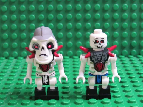 Lot 2 LEGO Bonezai Kruncha Skulkin Minifigs Ninjago Golden Weapons 2505 2520 F6
