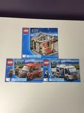LEGO City Museum Break-In 60008 Instruction Manuals Books 2, 3 & 4 Only