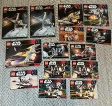 LEGO Star Wars Instruction Manuals Lot: 7660 6208 7669 7668 67657 206 MANY MORE!