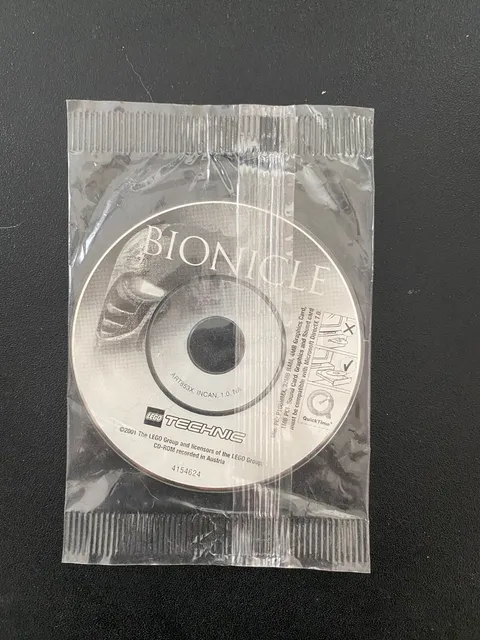Bionicle 2001 mini CD Rom rare BRAND NEW SEALED unopened PROMO