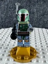LEGO Star Wars Boba Fett Retired SW0396 Beard Stubble Cape Blaster Minifigure
