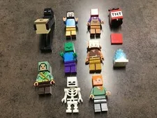 LEGO Minecraft Minifigure Lot MC4