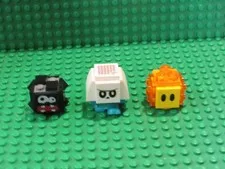 Lot of 3 LEGO Super Mario Bros.  Minifigures Lava Bubble Fuzzy Bone Goomba GT67