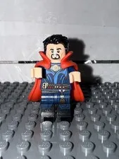 Lego Sh0802 - Doctor Strange - Brooch, Flexible Rubber Cape
