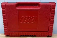 Vintage 1984 LEGO - Red Hard Plastic - Portable Carrying/Storage Case/Box