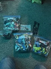 LEGO Bulk 3-4LB Lot, Bricks, Minifig Accessories, Clear Bricks, & Much More!!