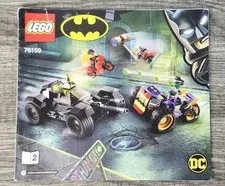 LEGO 76159 DC Batman Joker's Trike Chase #1 Instruction Manual