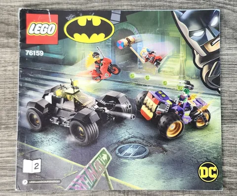 LEGO 76159 DC Batman Joker's Trike Chase #1 Instruction Manual