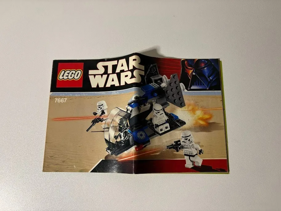 LEGO Star Wars 7667 Imperial Dropship Instruction Manual ONLY 