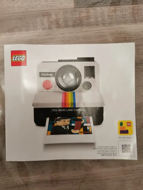 Lego Polaroid Camera Booklet Instruction 21345