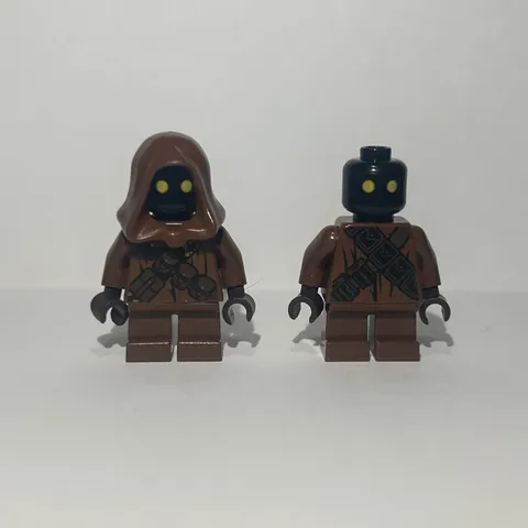 LEGO Star Wars Jawa Minifigure Lot sw0590 sw0560 One Missing Hood Genuine LEGO