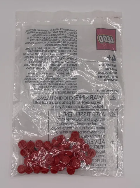 LEGO Lot of Red 1x1 Studs inv.643