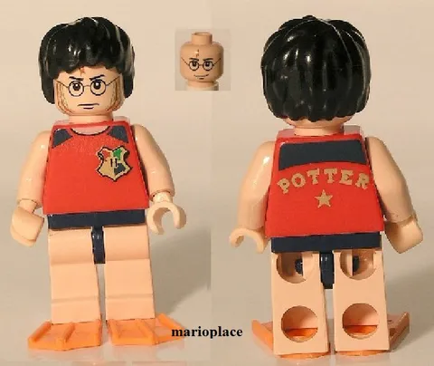 LEGO Harry Potter in Tournament Swimsuit and flippers Minifigure 4762 Rare