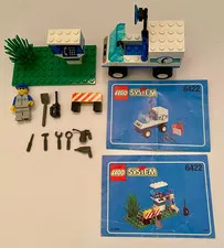 VINTAGE LEGO 6422 TOWN: Telephone Repair Complete Set w/ Instructions - No Box