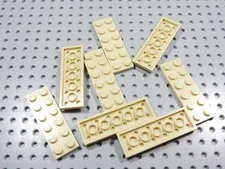 LEGO Lot of 8 Tan 2x6 Plates BD
