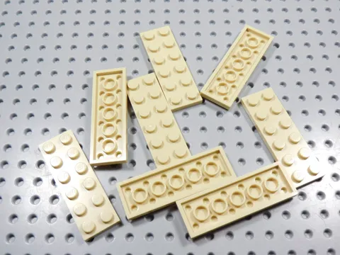 LEGO Lot of 8 Tan 2x6 Plates BD