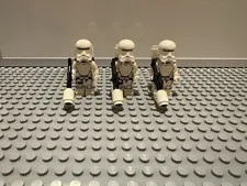 LEGO Star Wars First Order Flametrooper Minifigure Lot of 3 Figures LEGO Used