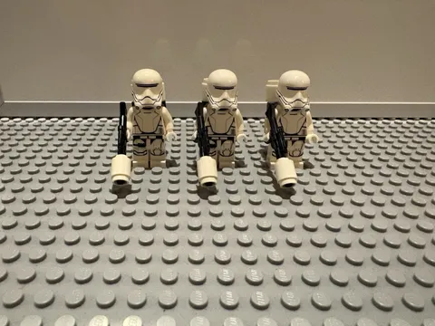LEGO Star Wars First Order Flametrooper Minifigure Lot of 3 Figures LEGO Used