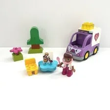 Lego Duplo 10605 Rosie the Ambulance Complete Disney Doc McStuffins Toy Set