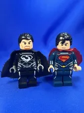 Lot of 2 • ?LEGO? - 3.5 inch - Superman & General Zod Figures DC Superheroes